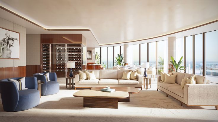 Cipriani Curved Windows Bay View