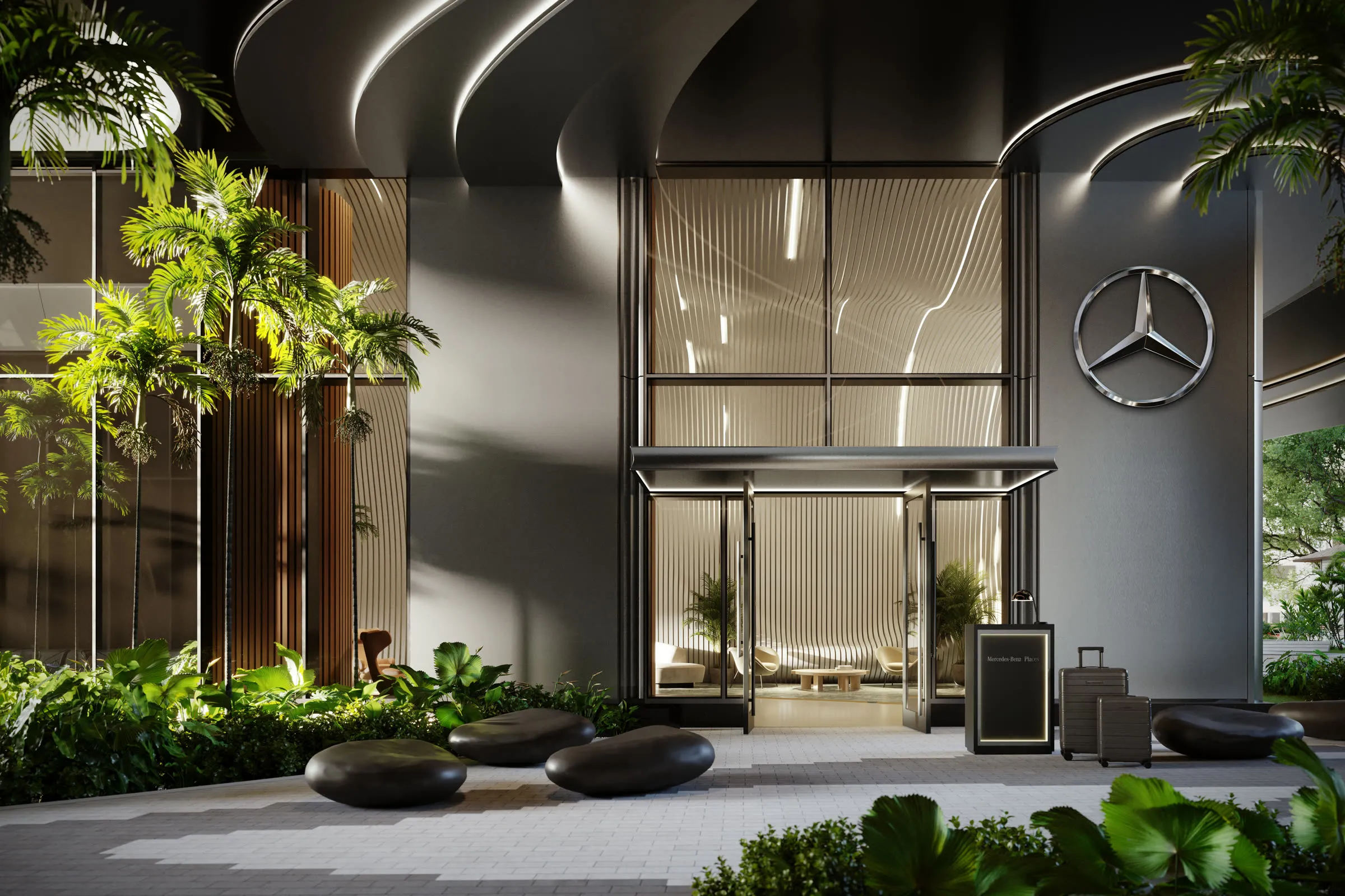 Mercedes-Benz Places Modern Kitchen