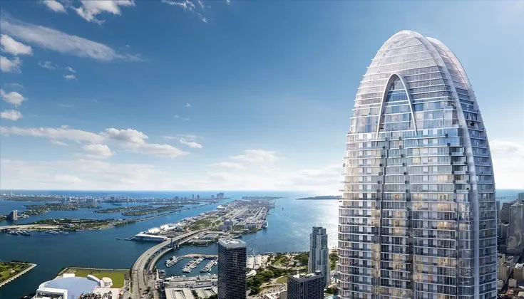 Okan Tower Miami Tulip-Shaped Crown
