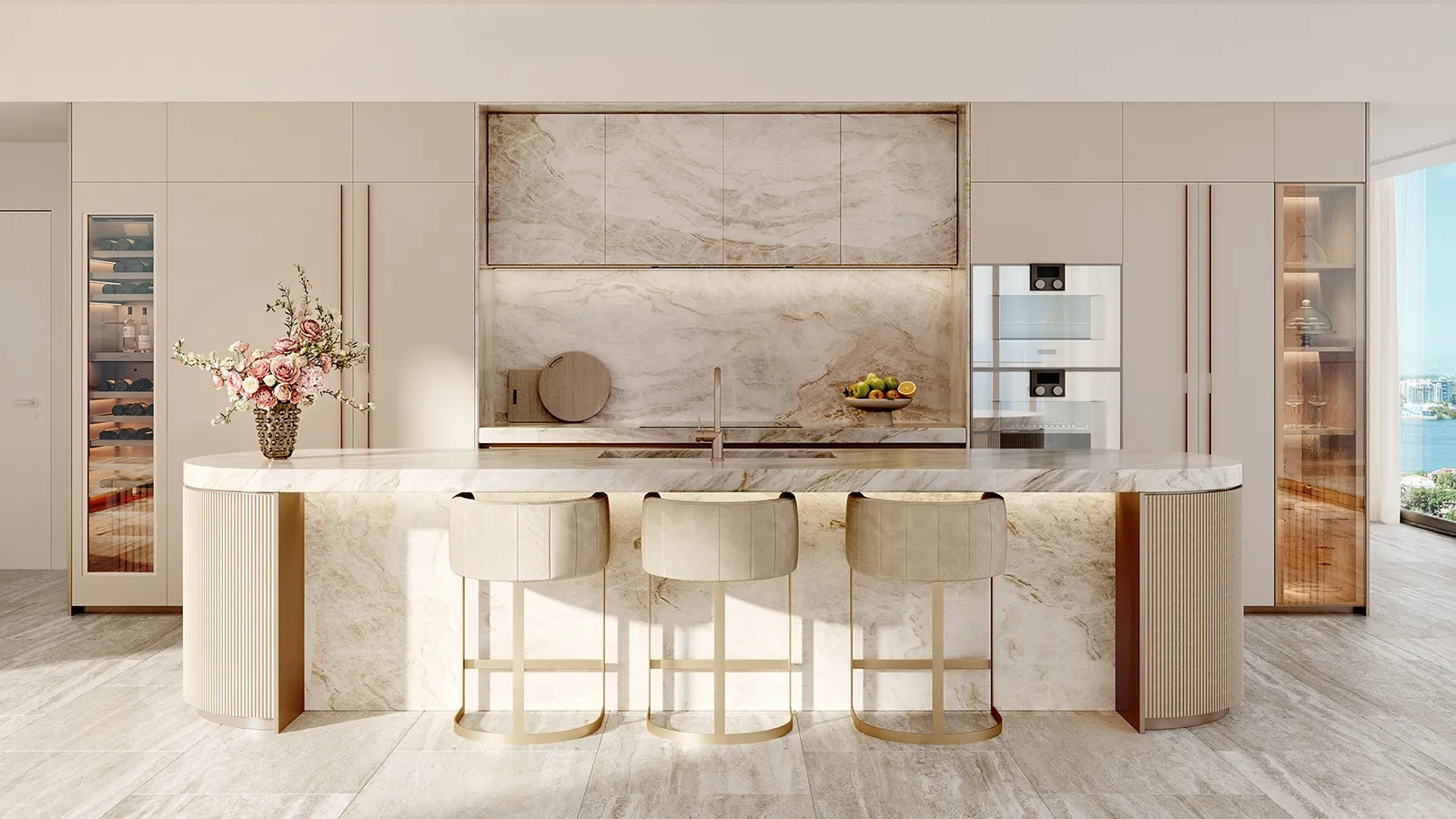 St. Regis Ocean View Master Spa Bathroom